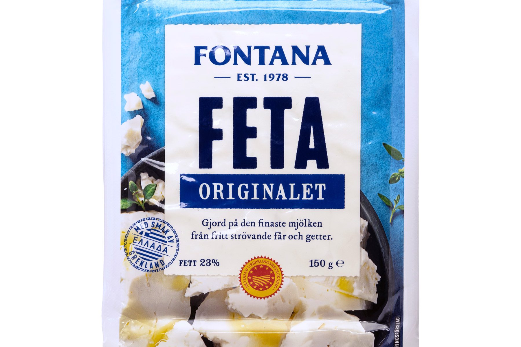 Fontana Feta Originalet|Fontana Fetaost från Grekland 150g