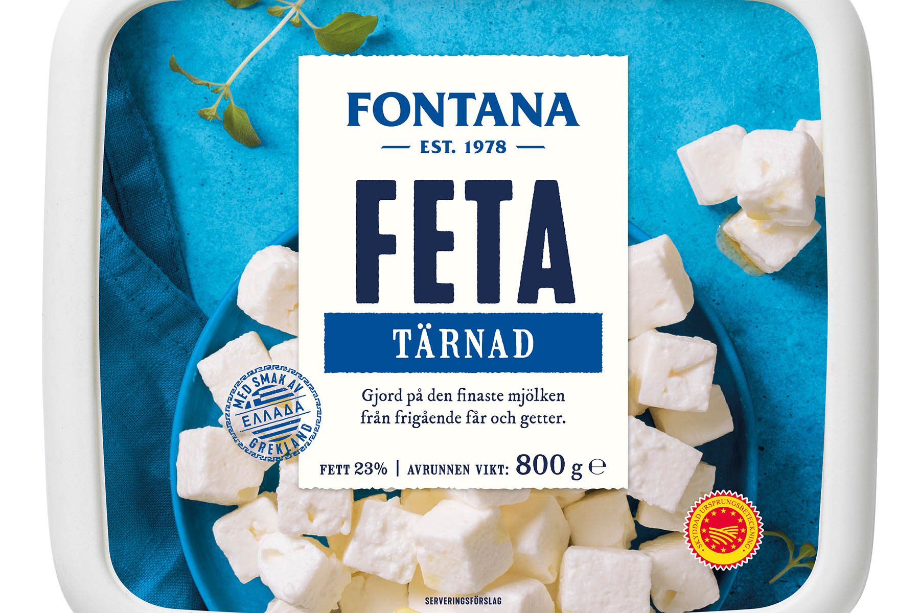 Fetaost tärnad i storpack