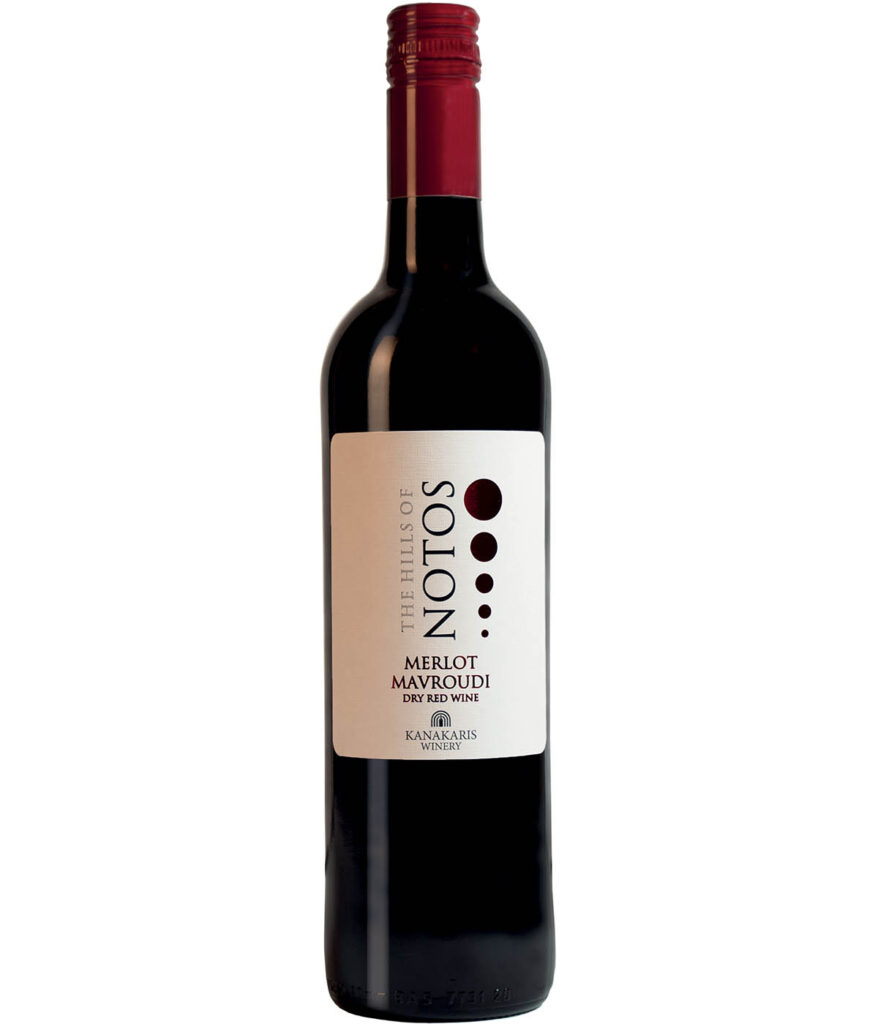 Notos Merlot Mavroudi - rött vin från Grekland | Fontana